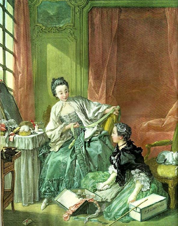 Francois Boucher the haberdasher Germany oil painting art